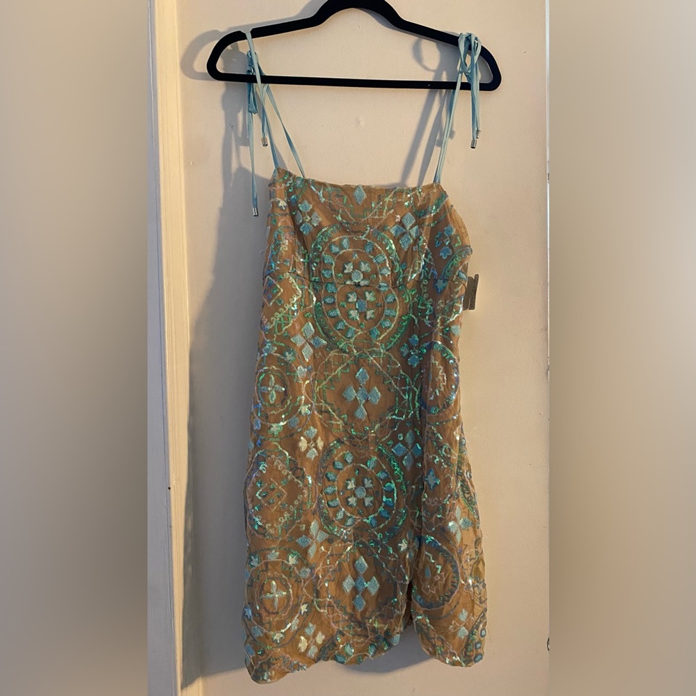 Free People sequin mini dress
